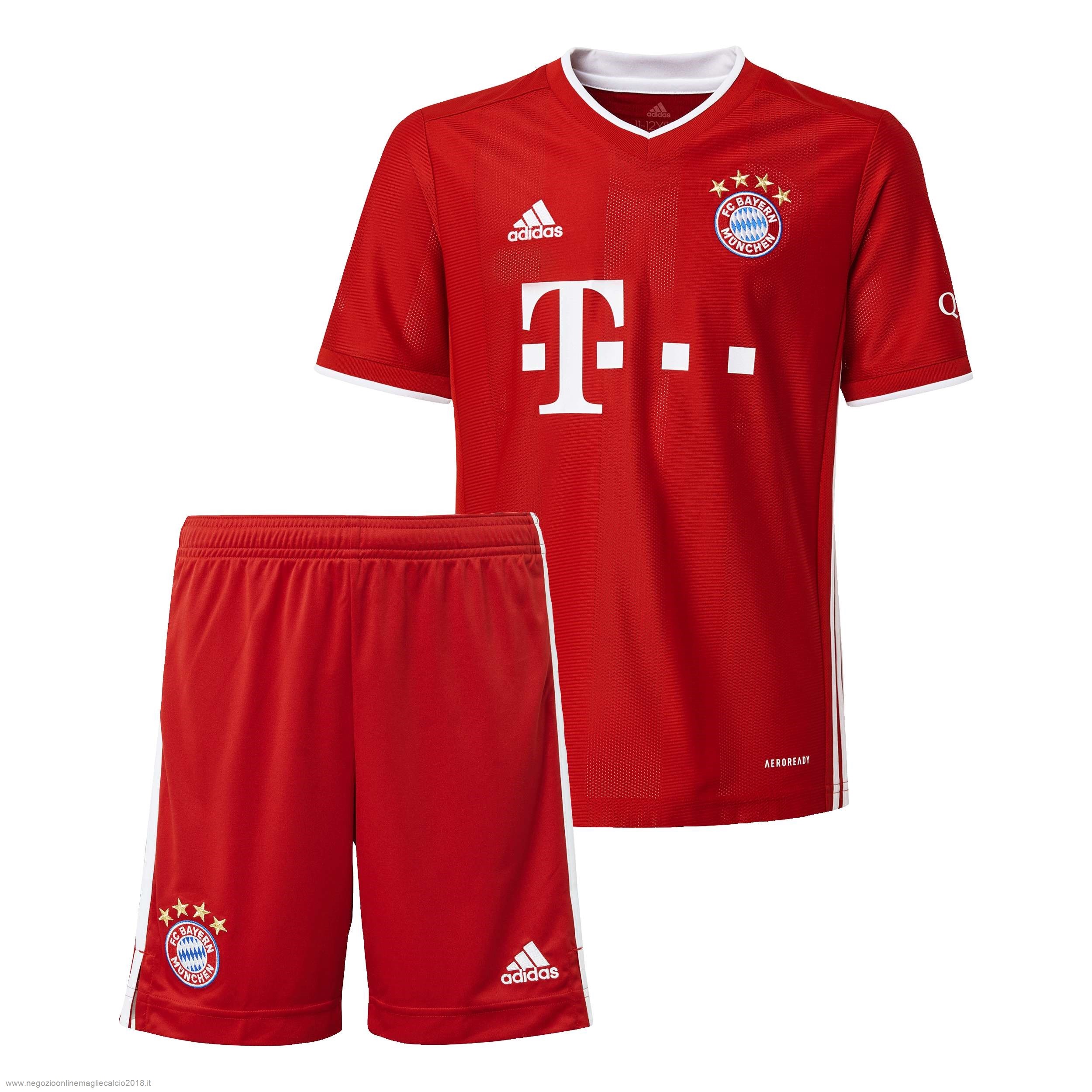 Home Online Conjunto De Bambino Bayern München 2020/2021 Rosso
