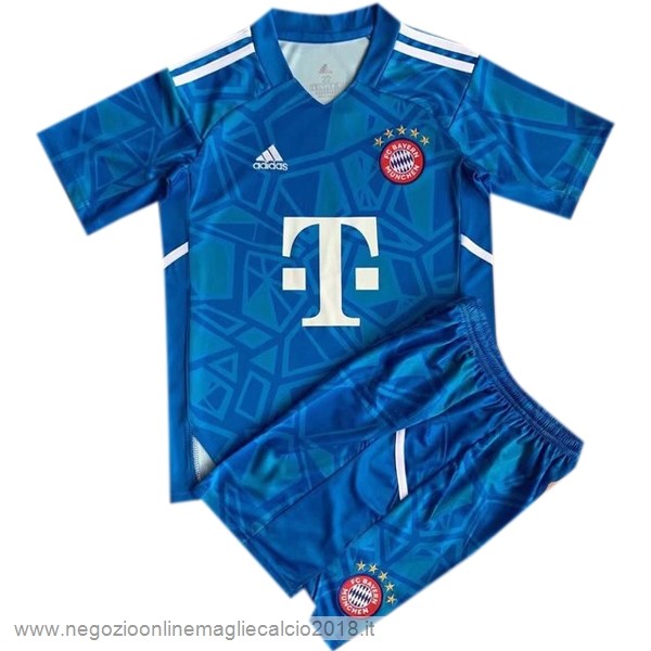 Portiere Conjunto De Bambino Bayern München 2022/23 Blu