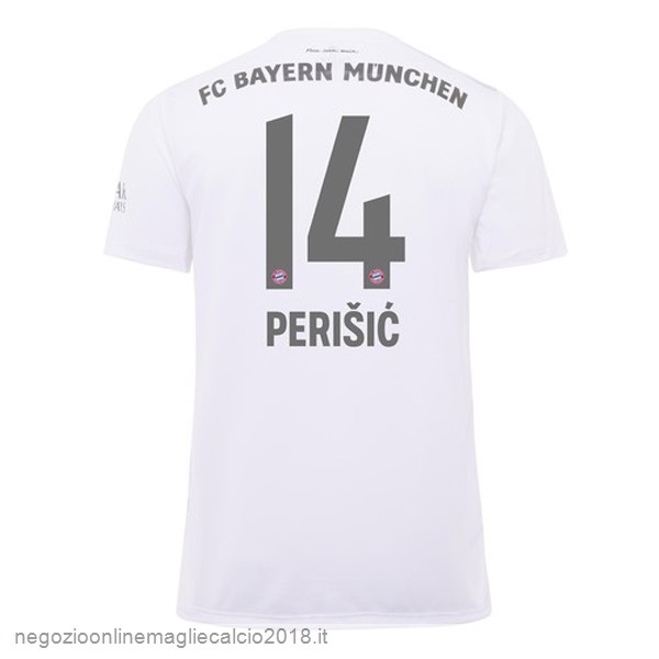 NO.14 Perisic Away Online Maglie Calcio Bayern München 2019/20 Bianco
