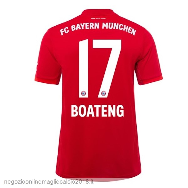 NO.17 Boateng Home Online Maglie Calcio Bayern München 2019/20 Rosso