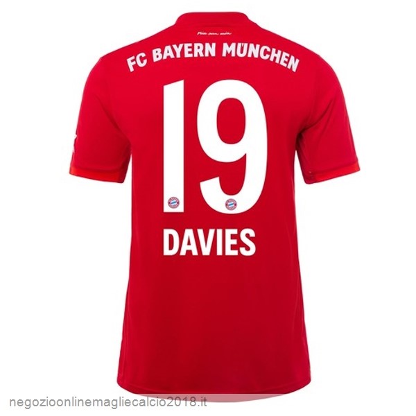 NO.19 Davies Home Online Maglie Calcio Bayern München 2019/20 Rosso