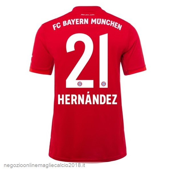 NO.21 Hernández Home Online Maglie Calcio Bayern München 2019/20 Rosso