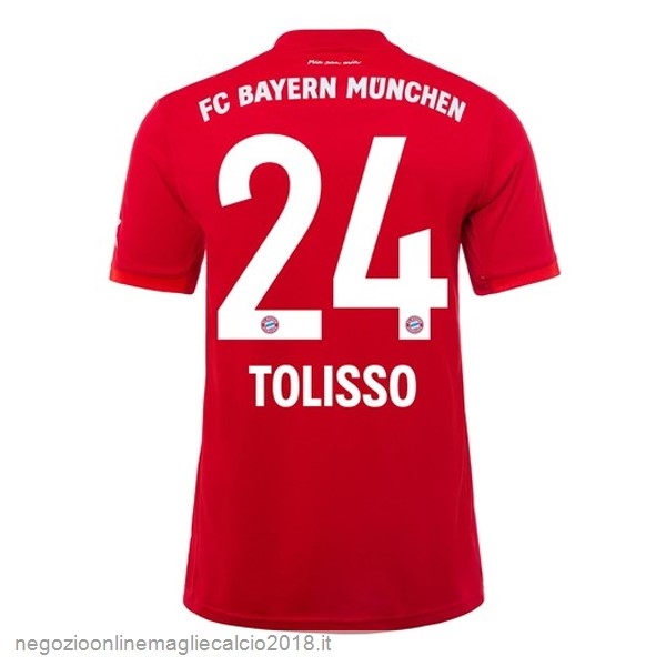NO.24 Tolisso Home Online Maglie Calcio Bayern München 2019/20 Rosso