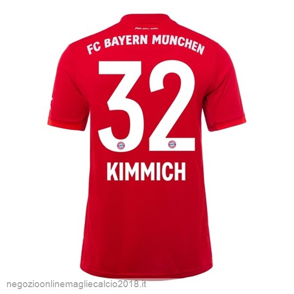 NO.32 Kimmich Home Online Maglie Calcio Bayern München 2019/20 Rosso