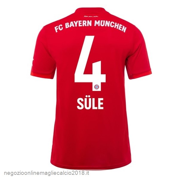 NO.4 Sule Home Online Maglie Calcio Bayern München 2019/20 Rosso