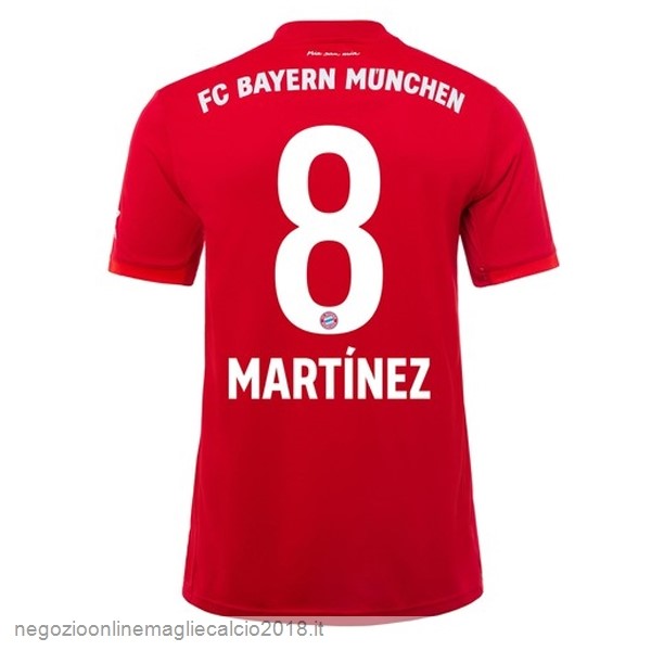 NO.8 Martinez Home Online Maglie Calcio Bayern München 2019/20 Rosso