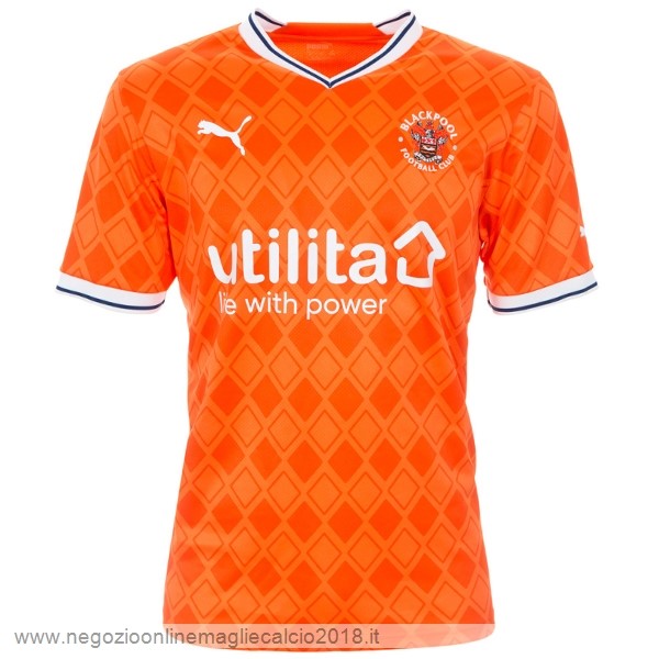 Thailandia Home Online Maglia Blackpool 2022/23 Arancione