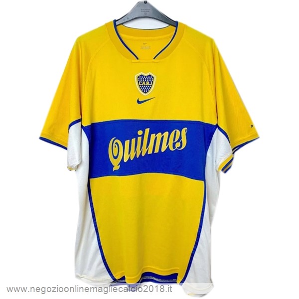 Away Online Maglia Boca Juniors Retro 2001 2002 Giallo