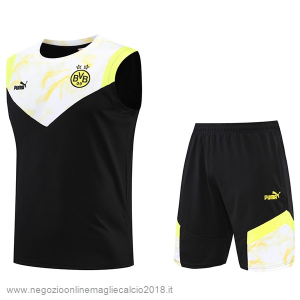 Formazione Senza Maniche Set Completo Borussia Dortmund 2022/23 Giallo Nero
