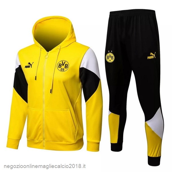 Giacca Felpa Cappuccio Borussia Dortmund 2021/2022 Giallo Nero