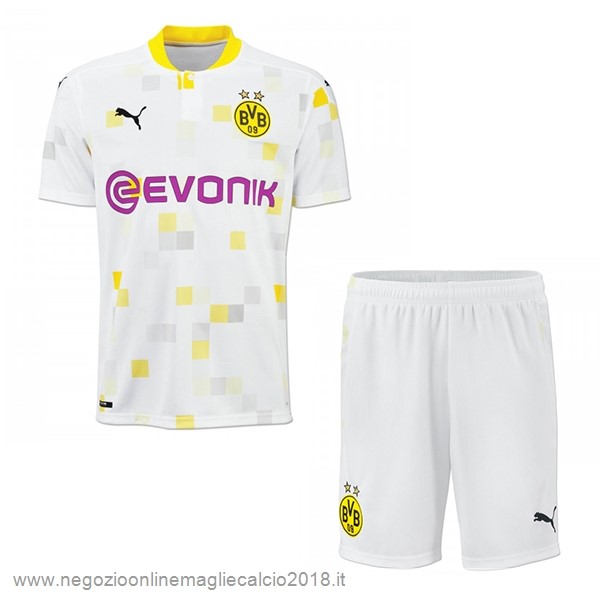 Terza Online Conjunto De Bambino Borussia Dortmund 2020/21 Bianco