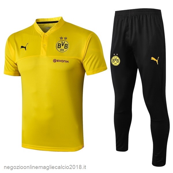 Conjunto Completo Polo BV Borussia Dortmund 2019/20 Giallo Nero