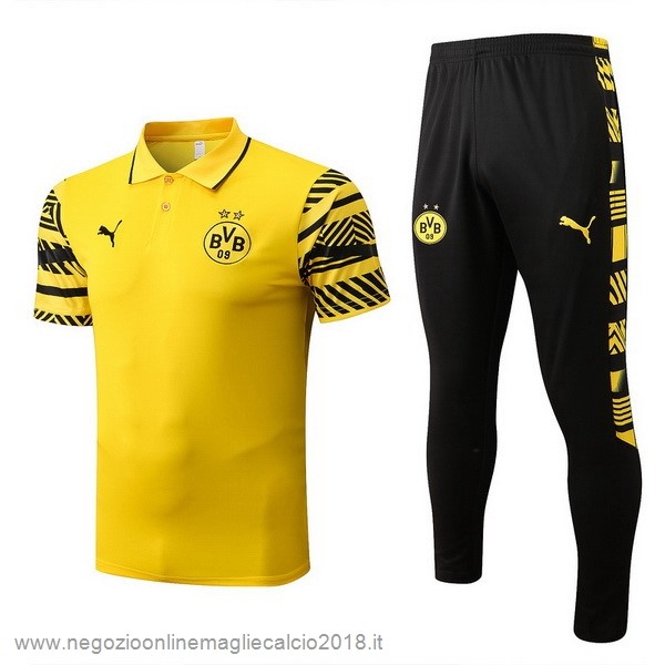 Set Completo Polo Borussia Dortmund 2022/23 Giallo Nero