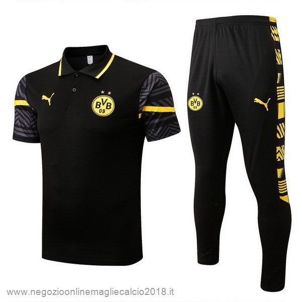 Set Completo Polo Borussia Dortmund 2022/23 Nero I Giallo