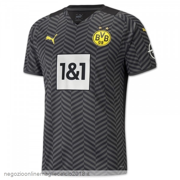 Away Online Maglia Borussia Dortmund 2021/2022 Nero Grigio