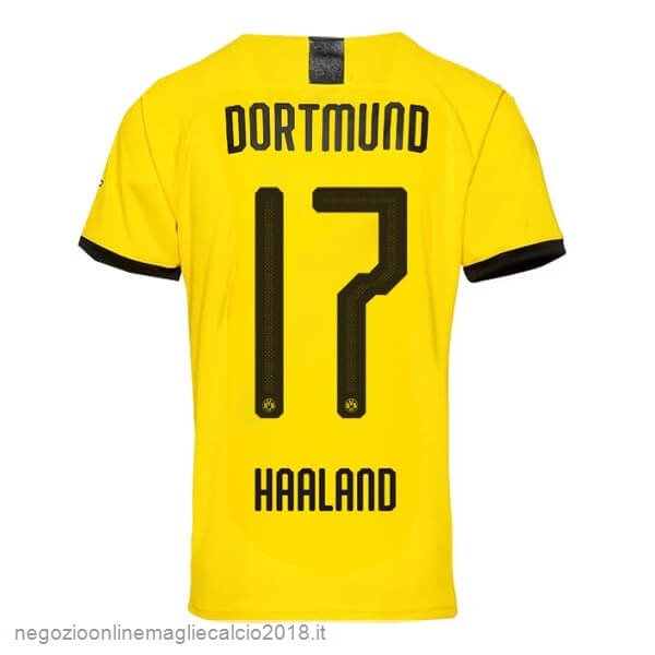 NO.17 Haaland Home Online Maglia Borussia Dortmund 2019/20 Giallo