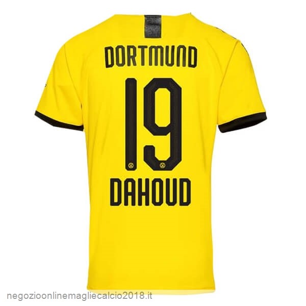 NO.19 Dahoud Home Online Maglia Borussia Dortmund 2019/20 Giallo