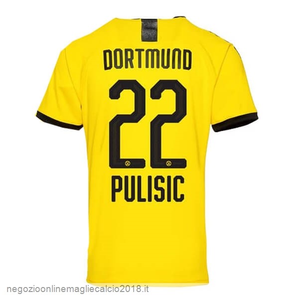 NO.22 Pulisic Home Online Maglia Borussia Dortmund 2019/20 Giallo