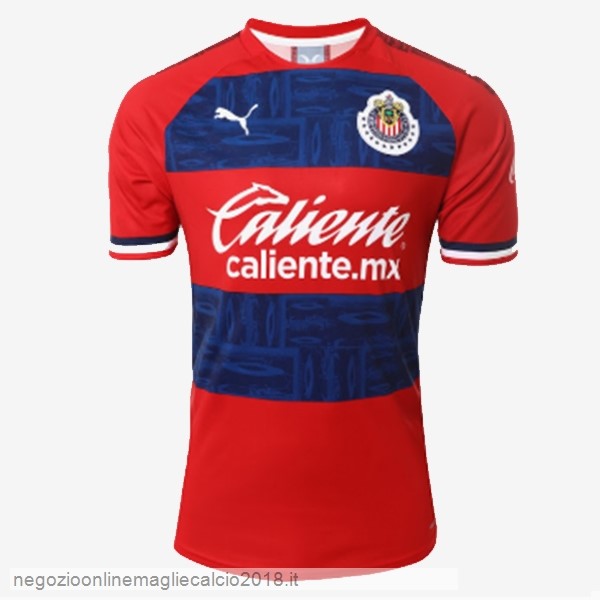 Home Online Maglie Calcio Donna CD Guadalajara 2019/20 Rosso Blu