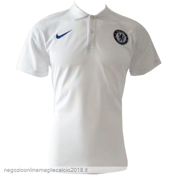 Online Polo Chelsea 2019/20 Bianco Blu