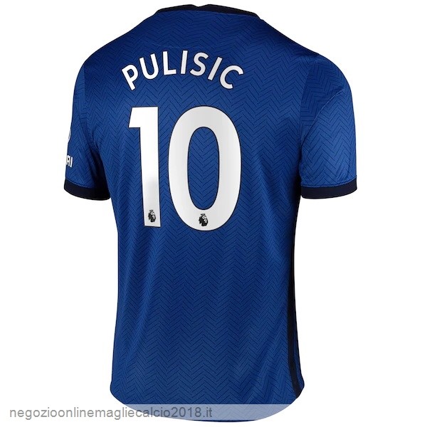 NO.10 Pulisic Home Online Maglia Chelsea 2020/21 Blu