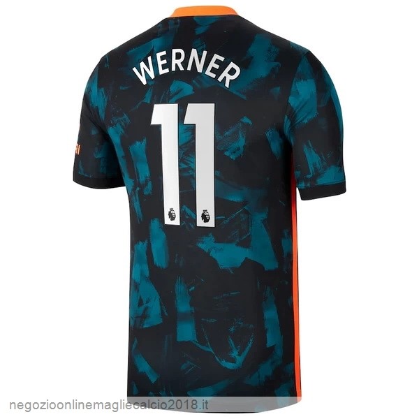 NO.11 Werner Terza Online Maglia Chelsea 2021/2022 Verde