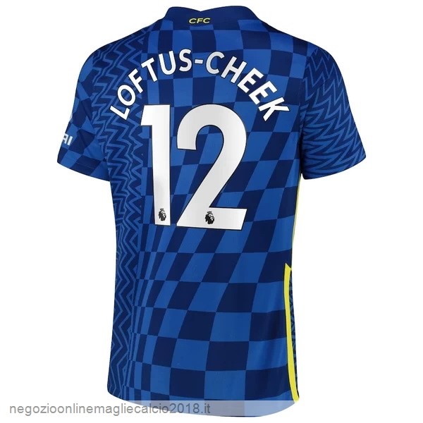NO.12 Loftus Cheek Home Online Maglia Chelsea 2021/2022 Blu