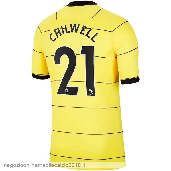 NO.21 Chilwell Away Online Maglia Chelsea 2021/2022 Giallo
