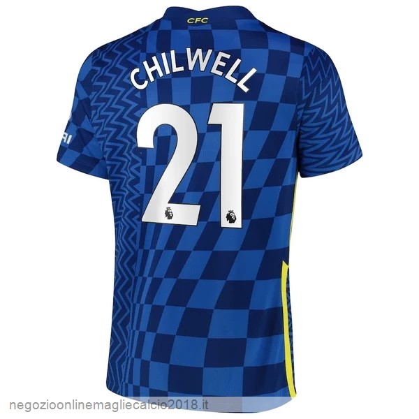NO.21 Chilwell Home Online Maglia Chelsea 2021/2022 Blu