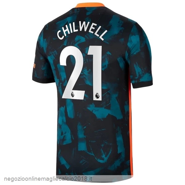 NO.21 Chilwell Terza Online Maglia Chelsea 2021/2022 Verde