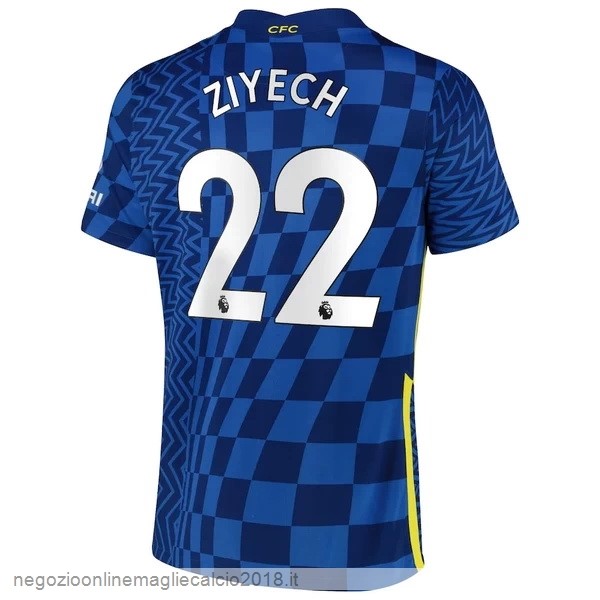 NO.22 Ziyech Home Online Maglia Chelsea 2021/2022 Blu