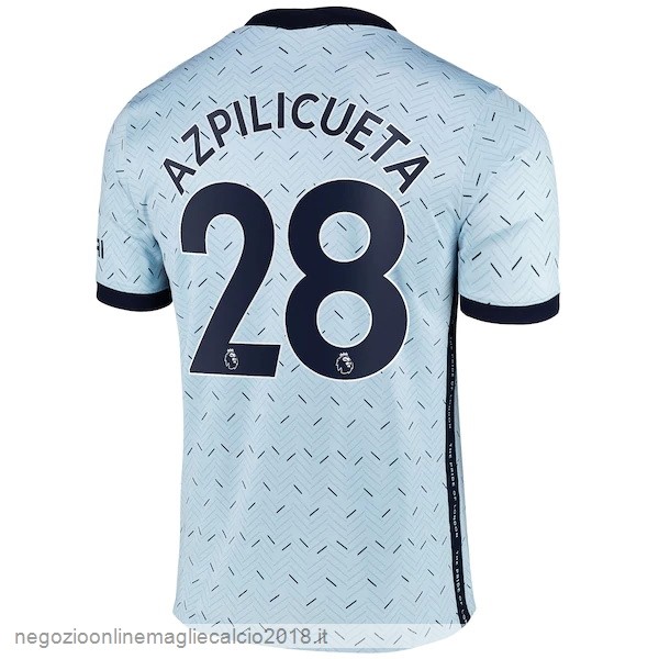 NO.28 Azpilicueta Away Online Maglia Chelsea 2020/21 Blu