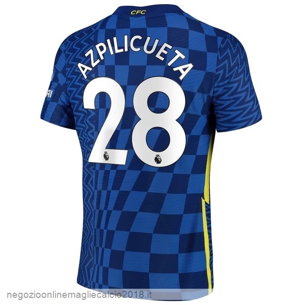 NO.28 Azpilicueta Home Online Maglia Chelsea 2021/2022 Blu