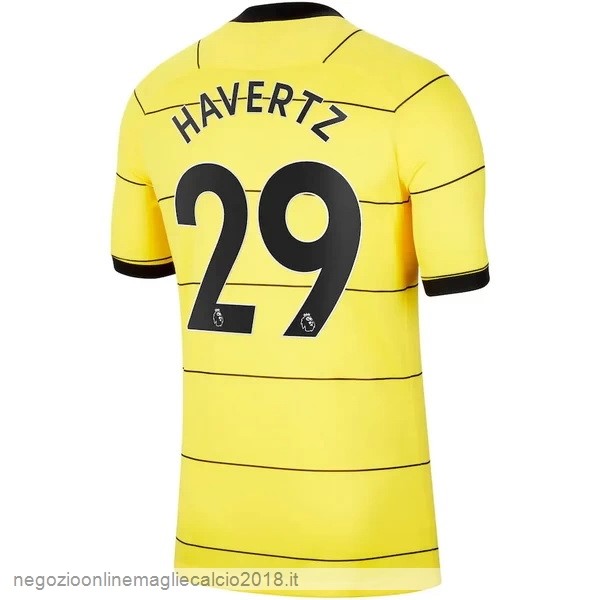 NO.29 Havertz Away Online Maglia Chelsea 2021/2022 Giallo