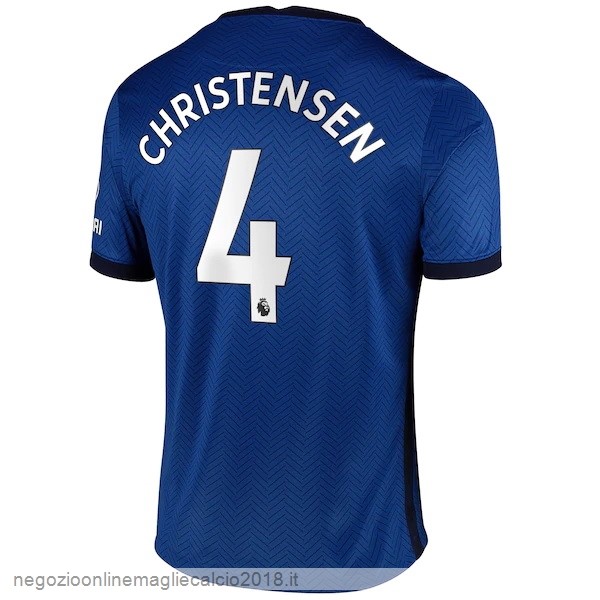 NO.4 Christensen Home Online Maglia Chelsea 2020/21 Blu