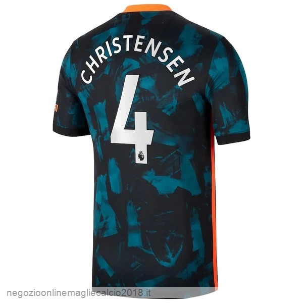 NO.4 Christensen Terza Online Maglia Chelsea 2021/2022 Verde