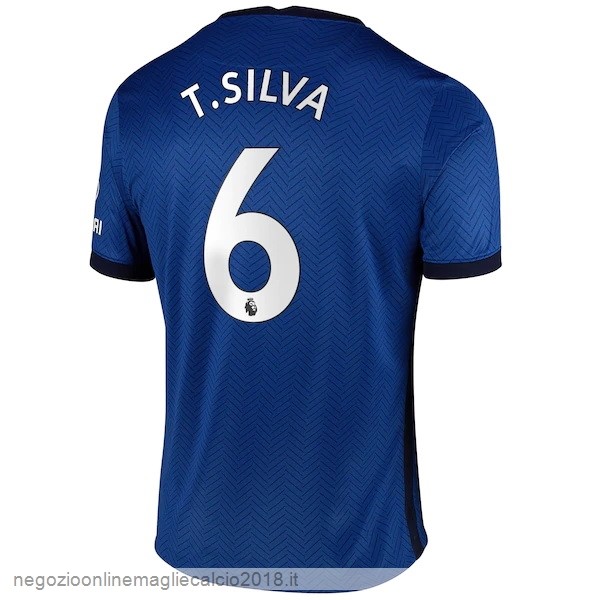 NO.6 T. Silva Home Online Maglia Chelsea 2020/21 Blu