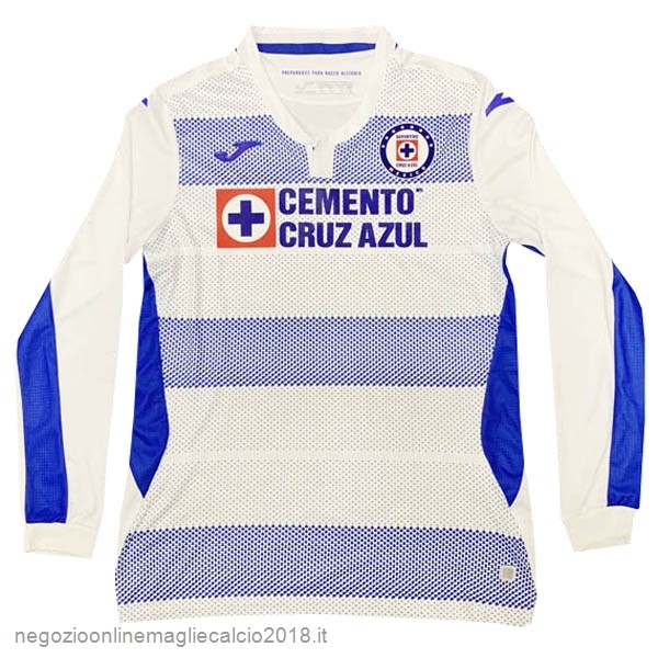 Away Online Manica lunga Cruz Azul 2020/21 Bianco