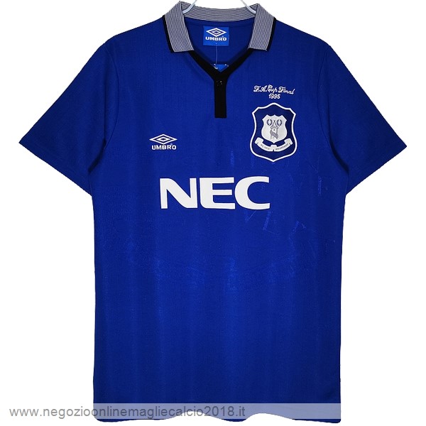 Home Online Maglia Everton Retro 1995 Blu