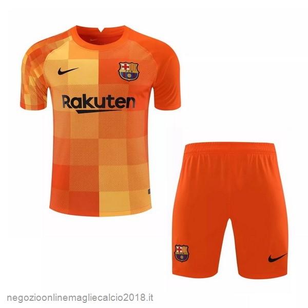 Portiere Set Completo Bambino Barcellona 2021/2022 Arancione