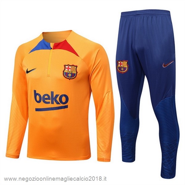 Giacca Barcelona 2022/23 Arancione Blu