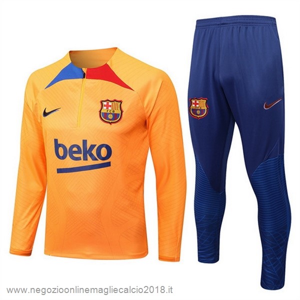 Giacca Bambino Barcelona 2022/23 Arancione I Blu