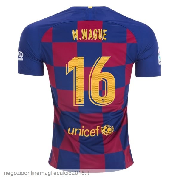 NO.16 Wague Home Online Maglie Calcio Barcellona 2019/20 Giallo