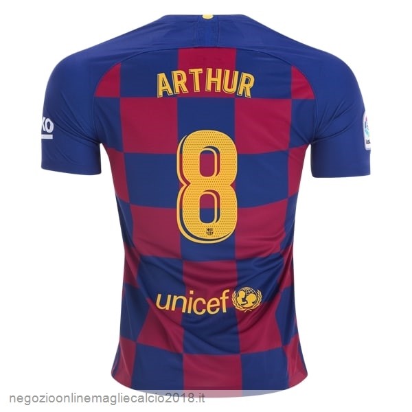 NO.8 Arthur Home Online Maglie Calcio Barcellona 2019/20 Giallo