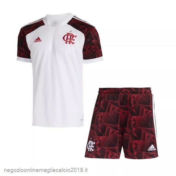 Away Online Conjunto De Bambino Flamengo 2021/22 Bianco