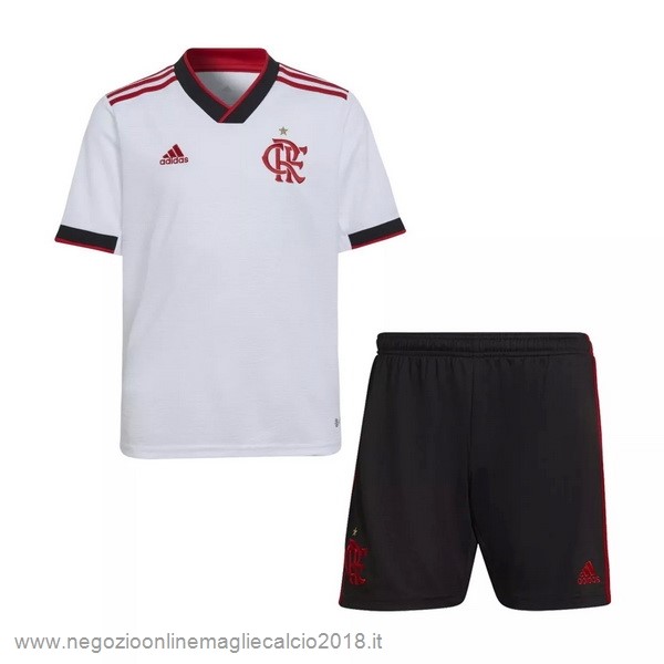 Away Online Conjunto De Bambino Flamengo 2022/23 Bianco