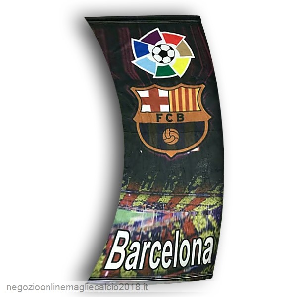 Online Calcio Bandiera de Barcellona Nero