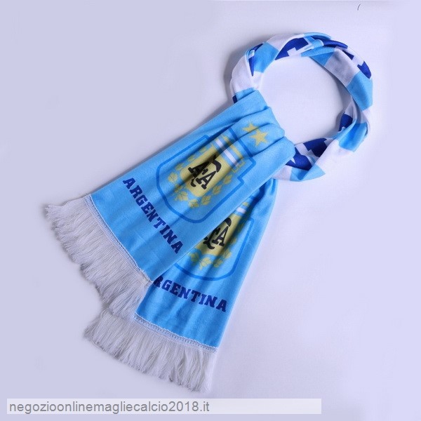 Online Sciarpa Calcio Argentina Knit Blu