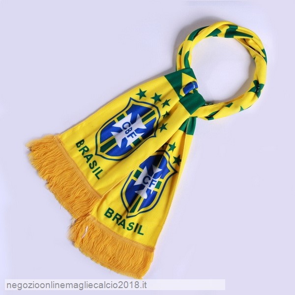 Online Sciarpa Calcio Brasile Knit Giallo