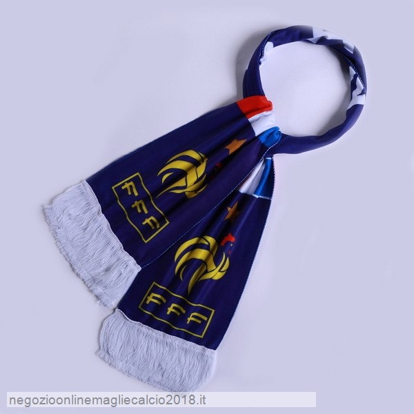 Online Sciarpa Calcio Francia Knit Blu Navy